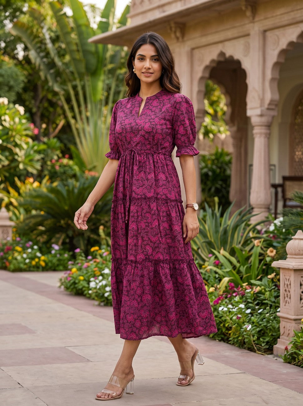 Veloura Bloom | Midi Dress