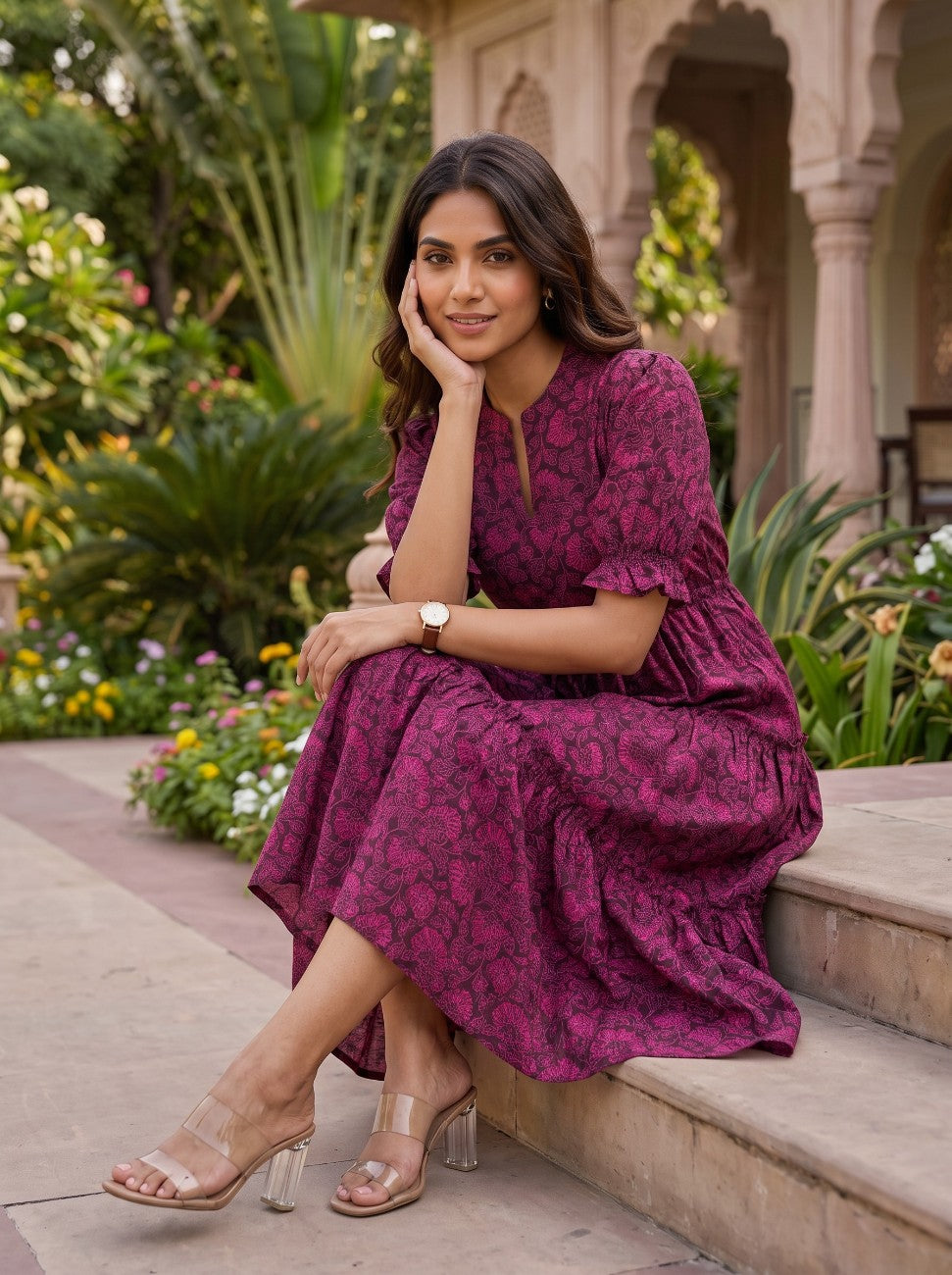 Veloura Bloom | Midi Dress