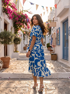 Azure Muse | Wrap Dress