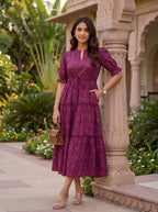 Veloura Bloom | Midi Dress