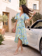 Aquarelle Muse | Wrap Dress