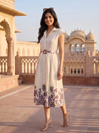 Wisteria Ivory | Midi Dress