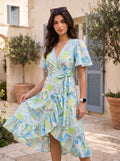 Aquarelle Muse | Wrap Dress
