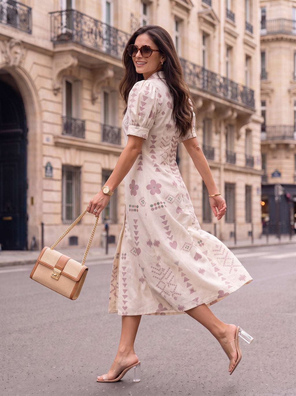 Ornate Bloom | Midi Dress