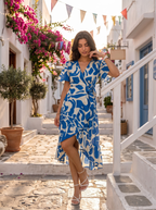 Azure Muse | Wrap Dress